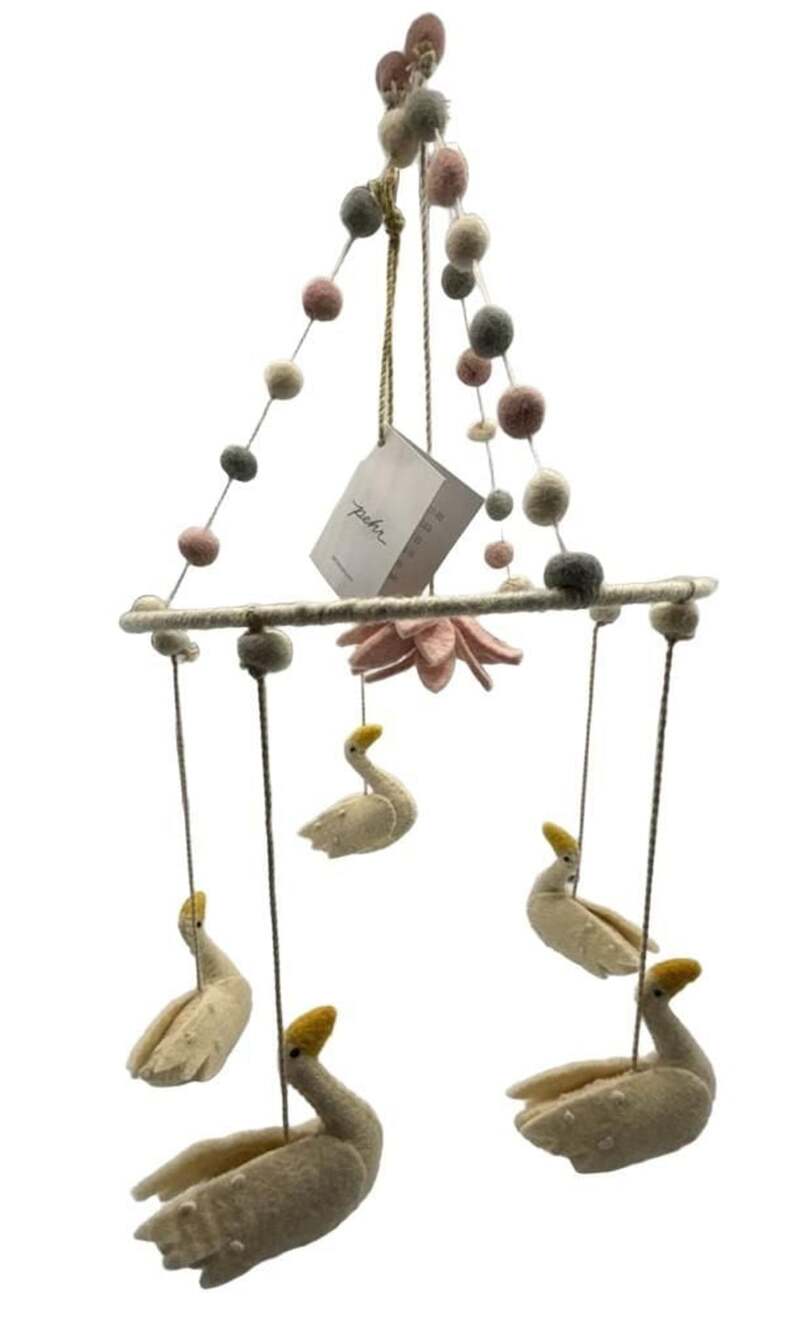 Pehr Swan Lake Felted Wool Ceiling Mobile